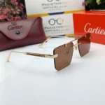 Cartier - OW3147 - Rimless Sunglass - Square Shape - Image 7