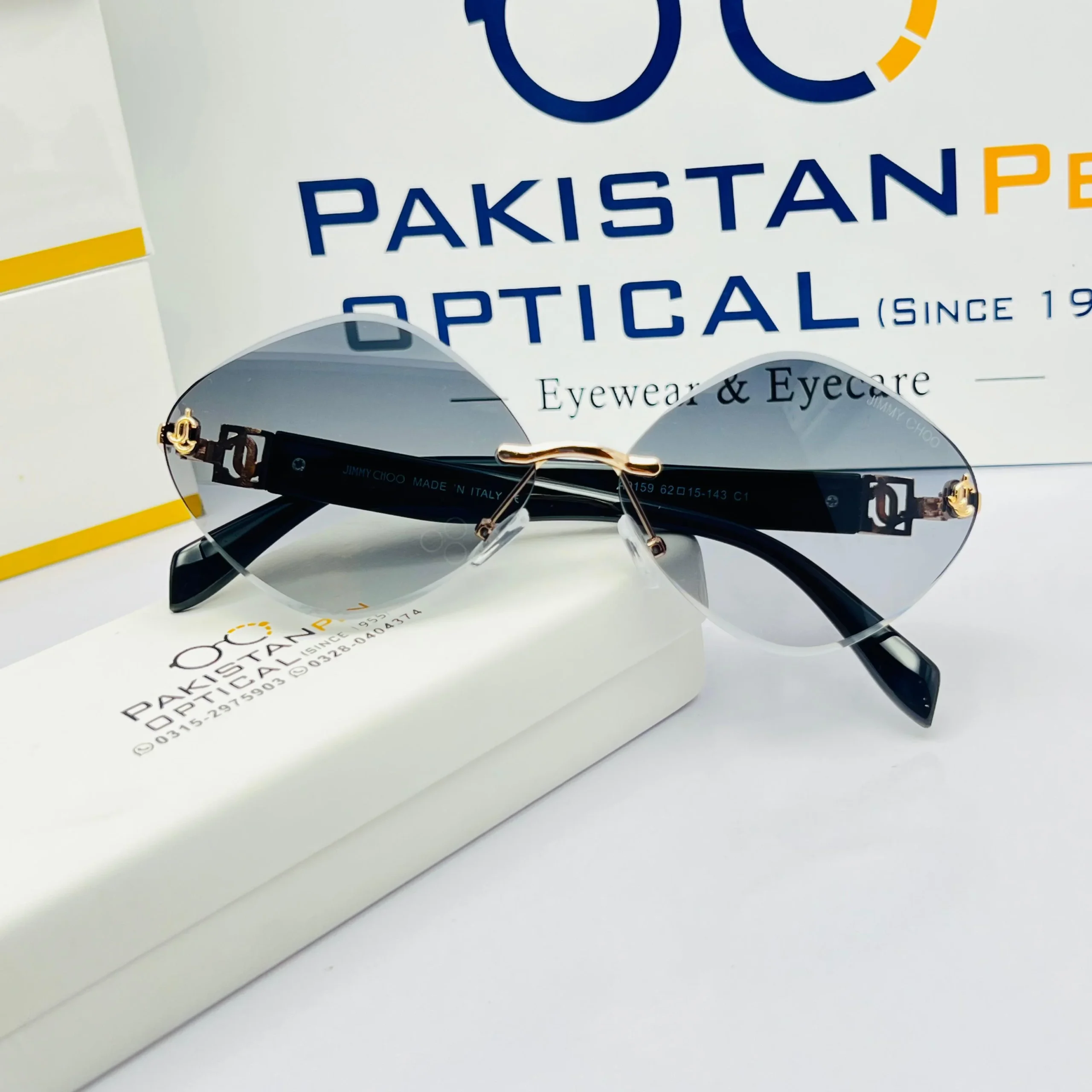 WhatsApp Image 2025-09-24 at 09.53.53_36cbd62c Jimmy Choo - Rimless Female Sunglass - A9159 C1 - Image 1