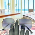 Louis Vitton Metal Sunglass Double Bridge - A813 - Image 10