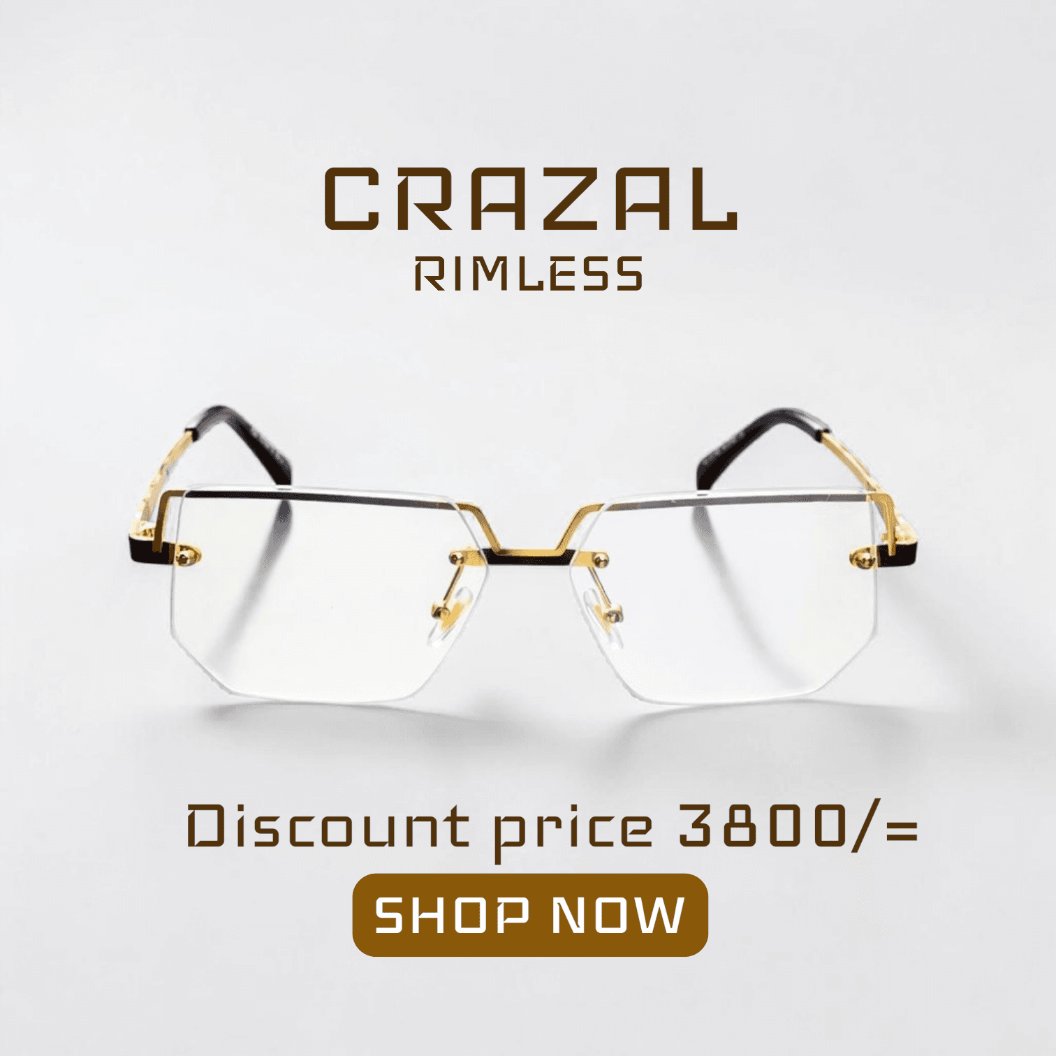 2026/02/951704.png CRAZAL - MOD742 - Fashion Rimless - Image 1