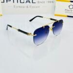 Louis Vitton - OW3151 - Rimless Sunglass Aviator Style Double Bridge - Image 4